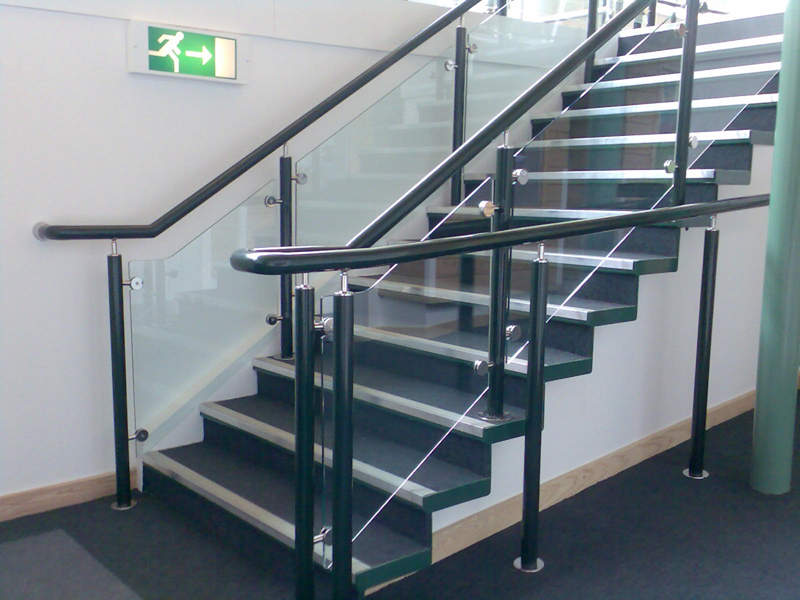 Handrails and balustrades provide support in schools